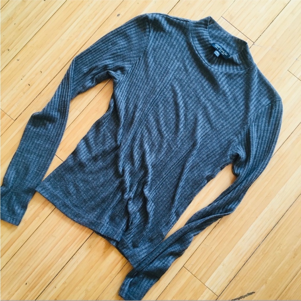 Topshop Ribbed Long Sleeve